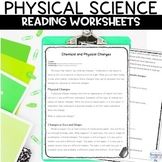 Physical Science Worksheets and Activities