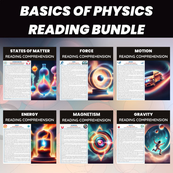 Preview of Basics of Physics Reading Passages | Physics Basic Principles | Physical Science