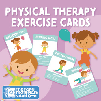 Preview of Physical Therapy Exercise Cards