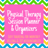 Physical Therapy Session Planner & Organizers