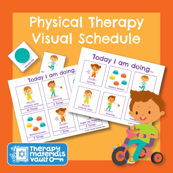 Preview of Physical Therapy Visual Schedule