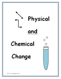 Physical and Chemical Change Worksheets - with answer keys