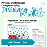 Physical and Chemical Changes Activity - Dissolving Salt In Water