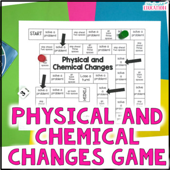Preview of Physical & Chemical Changes Game - Changes in States of Matter Sorting Activity