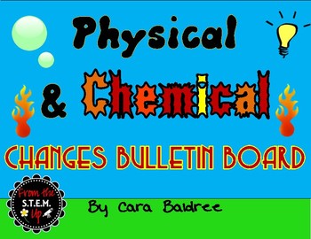 Preview of Physical and Chemical Changes (Changes in Matter) Bulletin Set