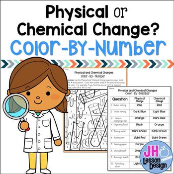 Preview of Matter - Physical and Chemical Changes - Color-By-Number