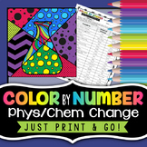 Physical and Chemical Changes - Science Color By Number