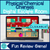 Physical and Chemical Changes Escape Room - MS-PS1-2 Revie