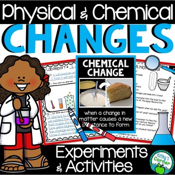 Preview of Physical and Chemical Changes in Matter - Experiments, Activities  and Posters