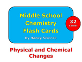 Physical and Chemical Changes Flash Cards