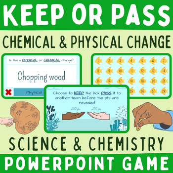 Preview of Physical and Chemical Changes Fun POWERPOINT GAME [Chemistry/Science]