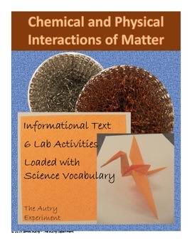 Preview of Chemical and Physical Changes / Interactions of Matter/ Fun Science Labs 5.P.3