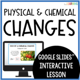 Physical and Chemical Changes Interactive Google Slides™ Lesson