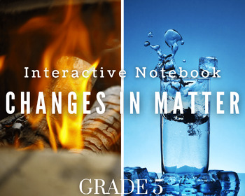 Preview of Physical and Chemical Changes Interactive Notebook