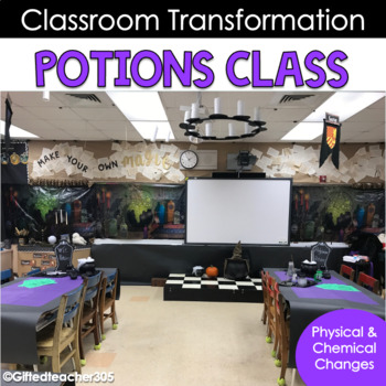 Preview of Physical and Chemical Changes Lab: Potions Classroom Transformation