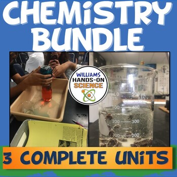 Preview of Chemistry Curriculum Physical and Chemical Changes NGSS Bundle Digital Resources