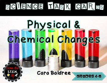 Preview of Physical and Chemical Changes Task Cards