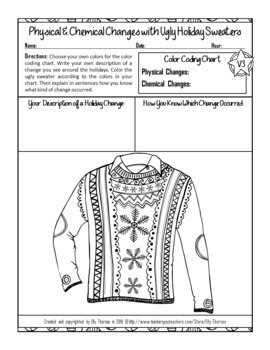 Ugly Holiday Sweaters Activity for Social Studies