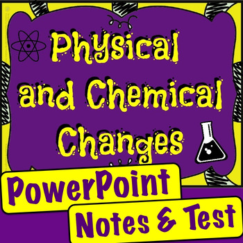 Preview of Physical and Chemical Changes Unit