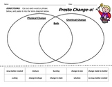 Physical and Chemical Changes--Venn Diagram