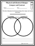Physical And Chemical Changes Worksheet Teaching Resources | Teachers