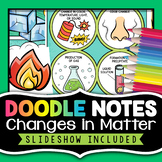 Physical and Chemical Changes in Matter Doodle Notes | Pow