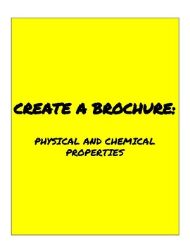 Preview of Physical and Chemical Properties Brochure