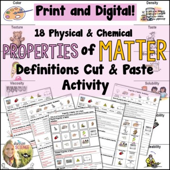 Preview of Physical and Chemical Properties of Matter Activity Distance Learning