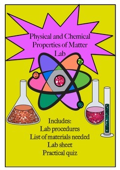 Preview of Physical and Chemical Properties of Matter - Lab