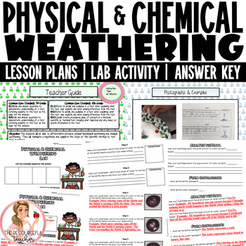 Preview of Physical and Chemical Weathering Demonstration and  Science Experiment
