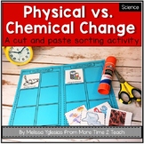Physical vs. Chemical Change {FREE cut & paste activity}
