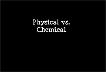 Preview of Physical vs. Chemical Flipchart