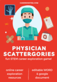 Physician Scattergories STEM career exploration game