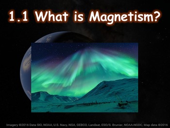 Preview of Physics 1.1 What is Magnetism? Guided notes and PowerPoint