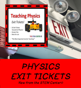 Preview of Physics Vocabulary Exit Tickets