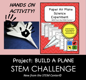 Preview of STEM CHALLENGE: Physics Experiment - MAKE A PLANE - Distance Learning Friendly
