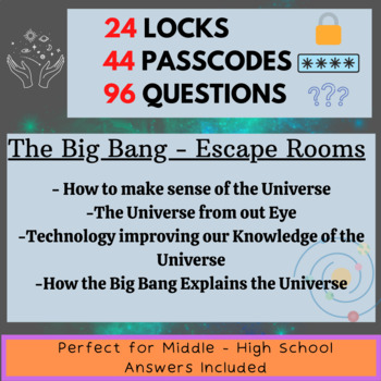 Preview of Physics - Big Bang - Escape Room Bundle