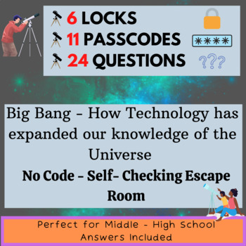 Preview of Physics - Big Bang - How Technology has Expanded our Knowledge - Escape Room