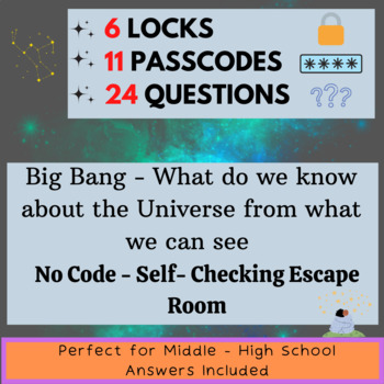 Preview of Physics - Big Bang - The Universe from our Eyes - Escape Room