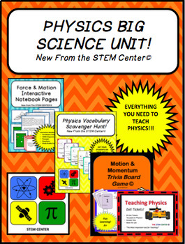 Physics Big Unit Bundle by The STEM Center | Teachers Pay Teachers
