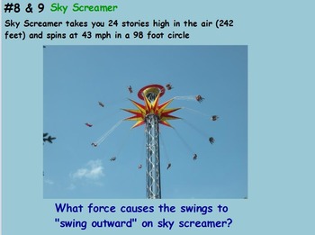 Preview of Physics - Centripetal Force w/worksheet (SMART BOARD)