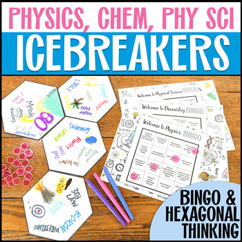 Preview of Physics, Chemistry, Physical Science Back to School Icebreakers for First Day