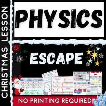 Preview of Physics Christmas Quiz Escape Room