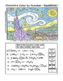 Starry Starry Night Chemistry Color By Number -  Balance C