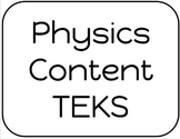 Physics Content & Processes TEKS 2017 Streamlined