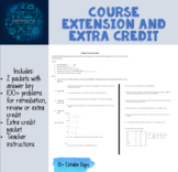 Physics Course Extension / Extra Credit