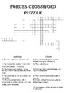 Physics Crossword Puzzle: Forces (Includes answer key) by Gamify Education