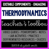 Thermodynamics Lesson Worksheets, Activities, Quiz, and Re