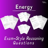 Physics Energy Topic: Exam-Style Questions | High School