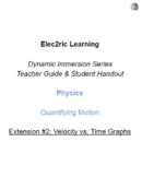 Physics Exploration - Quantifying Motion Extension #2: Vel